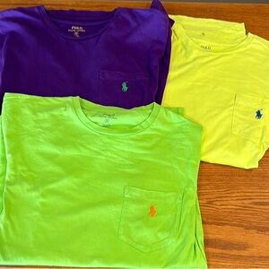 Polo by Ralph Lauren Kids Shirts - Purple, Yellow, Green